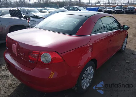 2010 Volkswagen Eos Komfort z USA, uszkodzony, nr VIN WVWBA7AH6AV020972